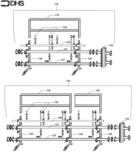 Exploded Diagram for CASCADE MOUNTING KITS