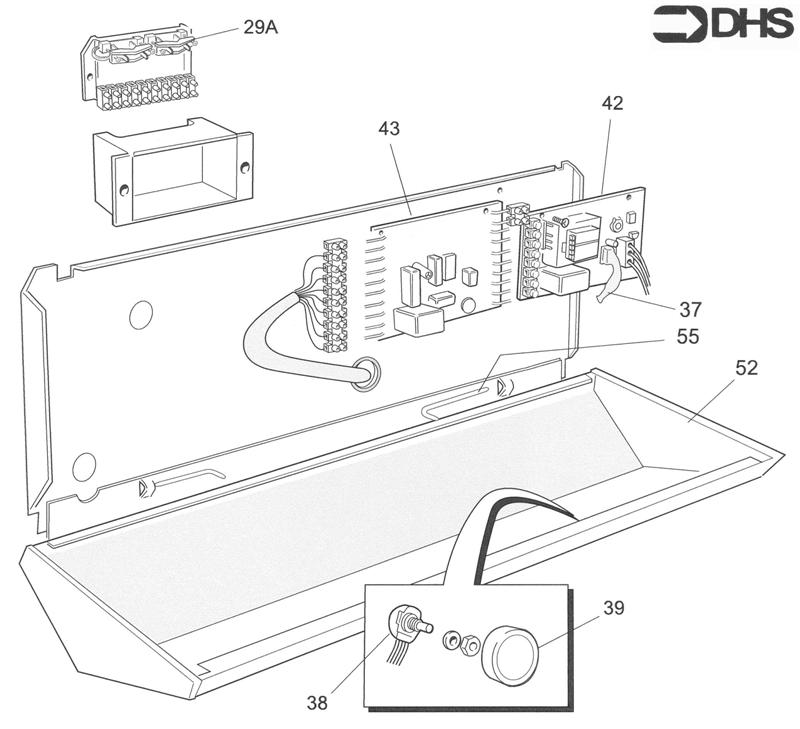 Exploded Diagram for CONTROL PANEL ASSY