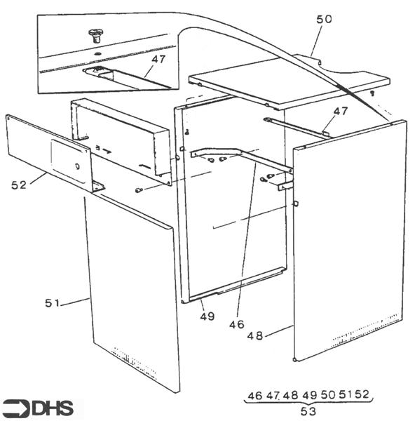 Exploded Diagram for CASING ASSY