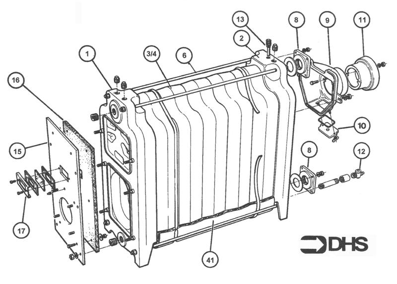 Exploded Diagram for BOILER BODY ASSY