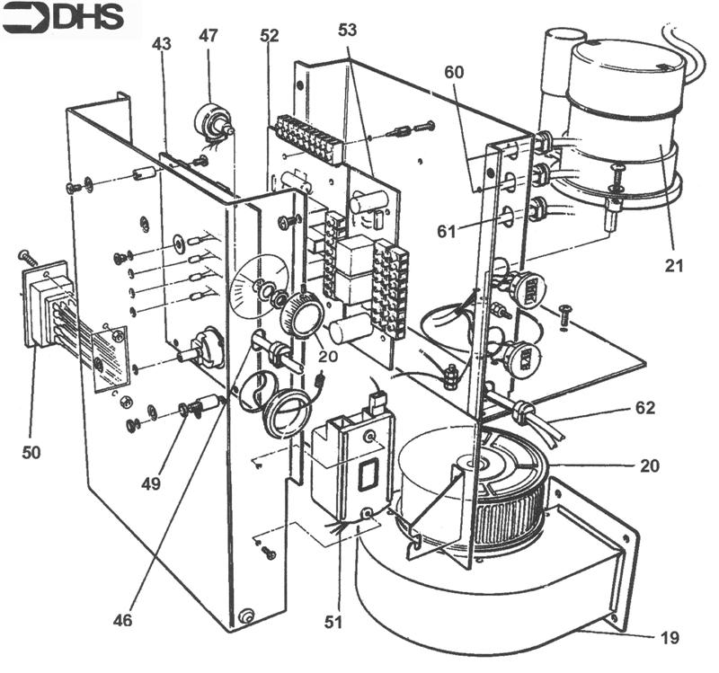 Exploded Diagram for BOILER BODY ASSY