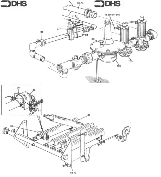 GAS LINE/ BURNER ASSY logo