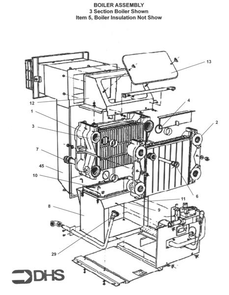 Exploded Diagram for BOILER