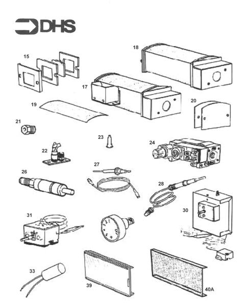 Exploded Diagram for SHORT PARTS LIST