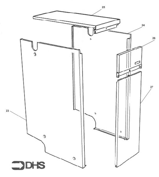 Exploded Diagram for DATA PLATE