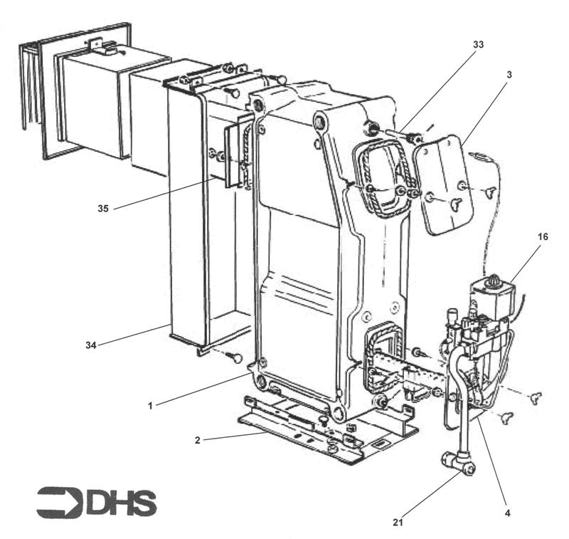 Exploded Diagram for JACKET ASSY