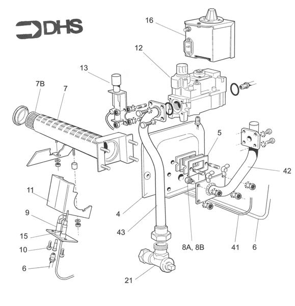 Exploded Diagram for BOILER ASSEMBLY 2