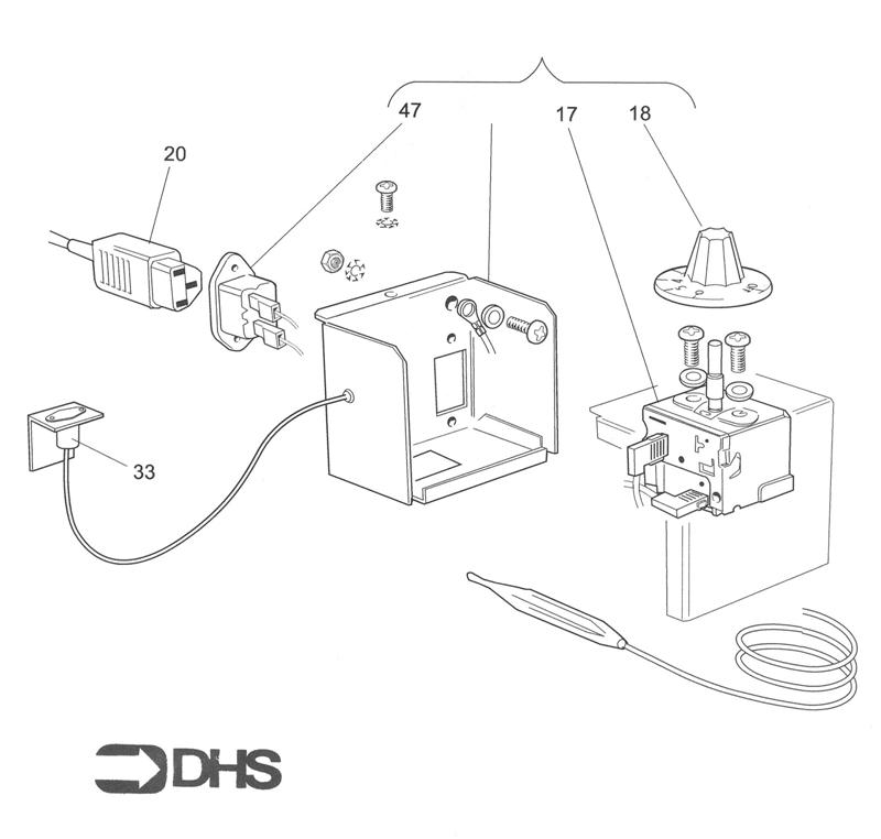 Exploded Diagram for CONTROL BOX ASSY