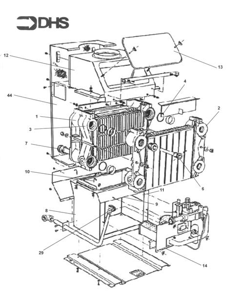 Exploded Diagram for BOILER