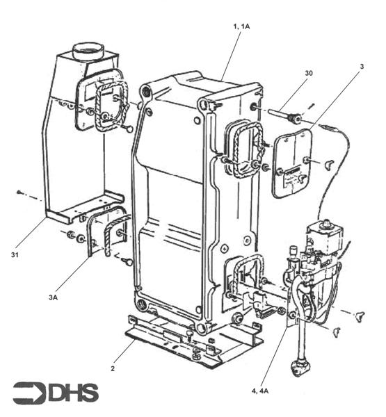 Exploded Diagram for JACKET ASSY