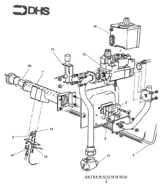 Exploded Diagram for BOILER
