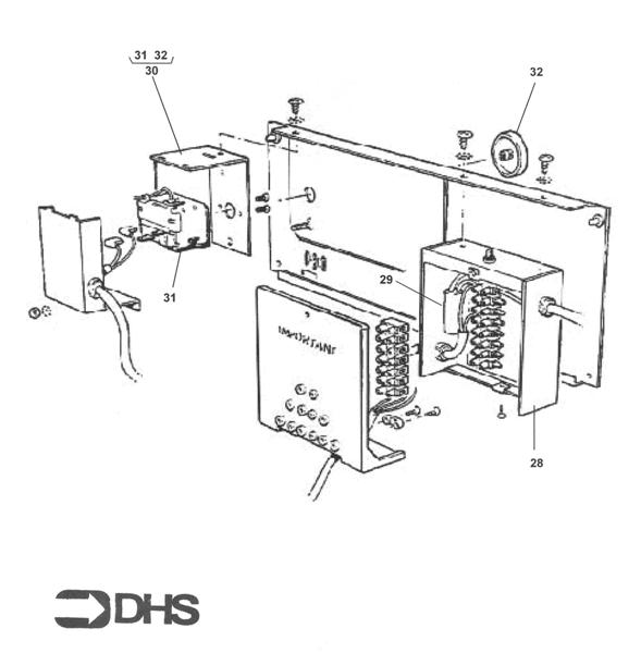 Exploded Diagram for CONTROL BOX ASSY