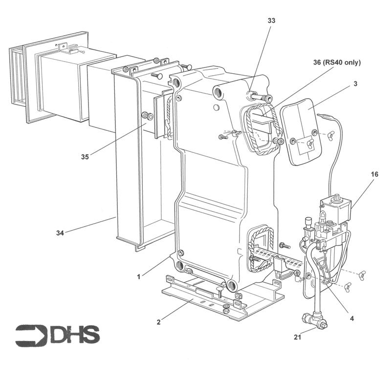 Exploded Diagram for BOILER