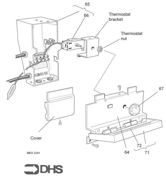 Exploded Diagram for CONTROL BOX ASSY