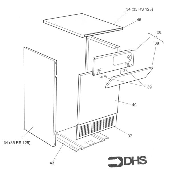 Exploded Diagram for JACKET ASSY