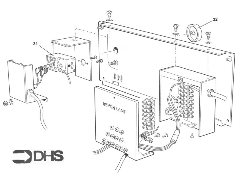 Exploded Diagram for CONTROL PANEL