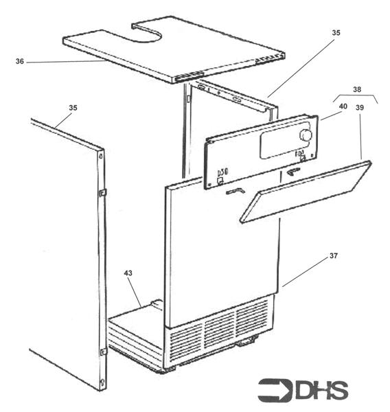 Exploded Diagram for JACKET ASSY