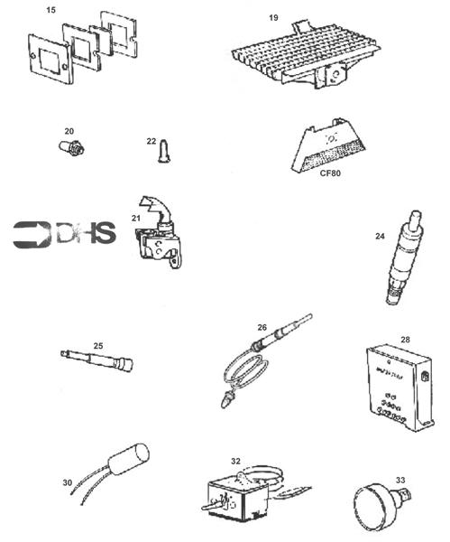 Exploded Diagram for SHORT PARTS LIST