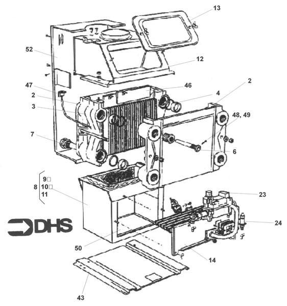 Exploded Diagram for BOILER