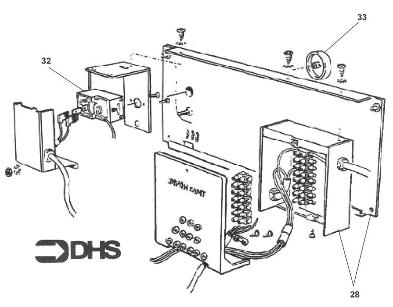Exploded Diagram for CONTROL PANEL