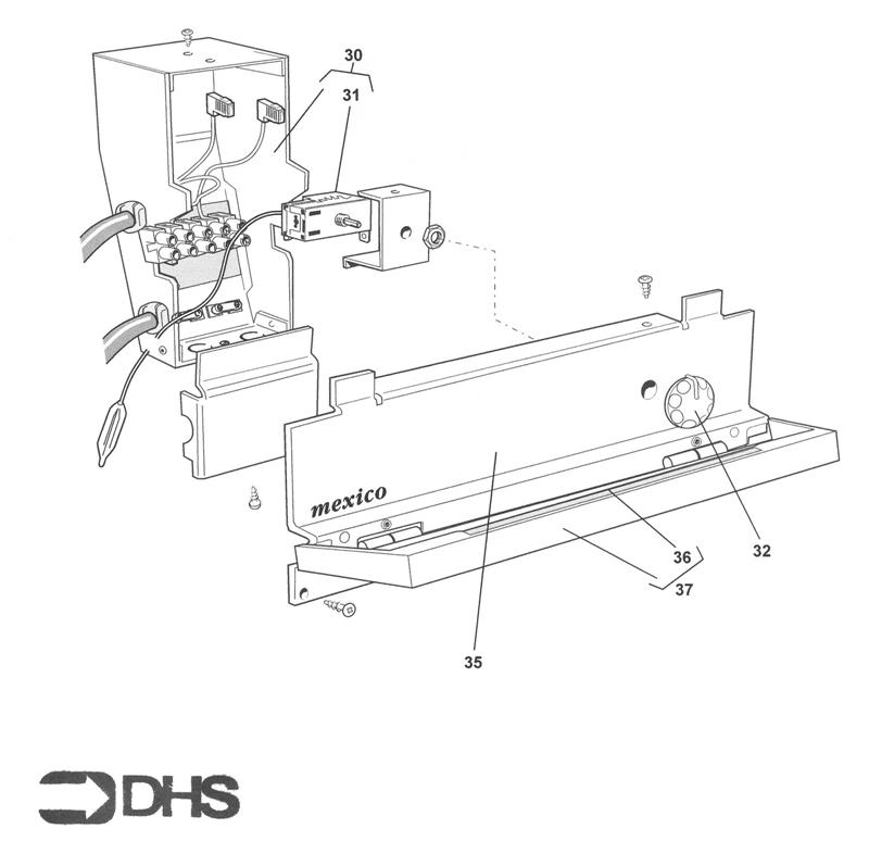 Exploded Diagram for CONTROL PANEL