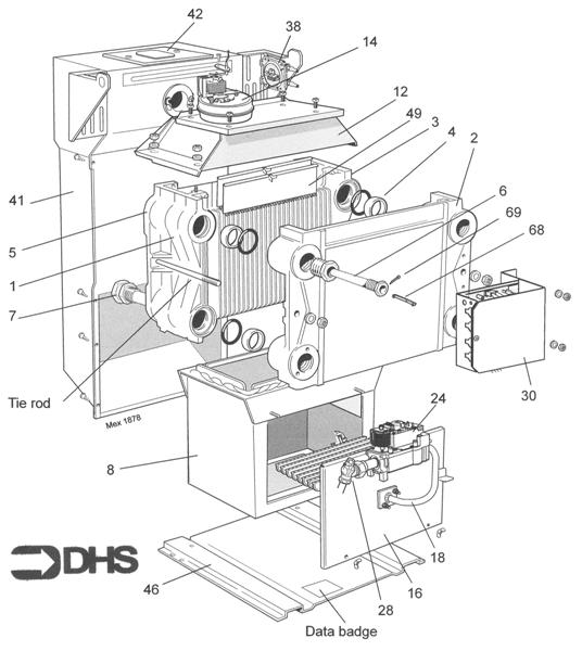 Exploded Diagram for BOILER