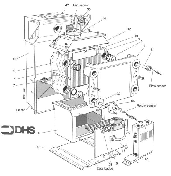 Exploded Diagram for BOILER
