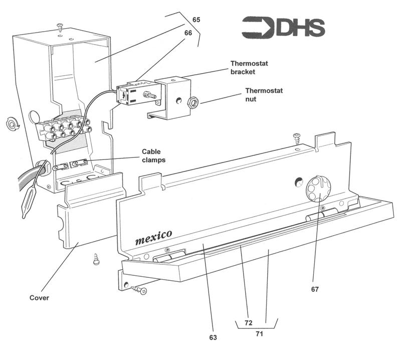 Exploded Diagram for CONTROL PANEL