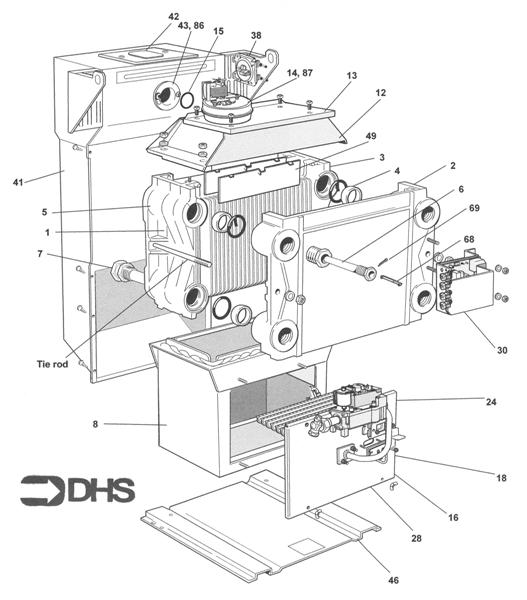 Exploded Diagram for BOILER