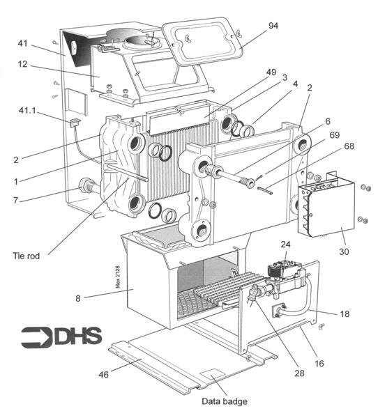 Exploded Diagram for BOILER