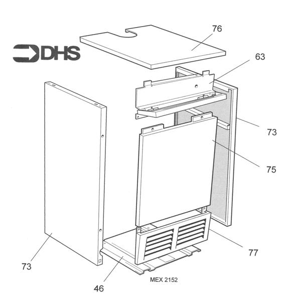 Exploded Diagram for CASING ASSY