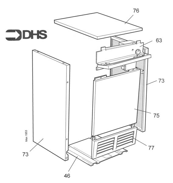 Exploded Diagram for CASING ASSY