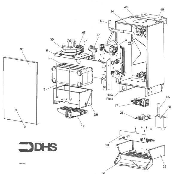 Exploded Diagram for BOILER