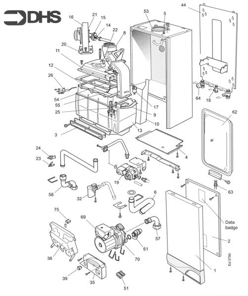 Exploded Diagram for BOILER