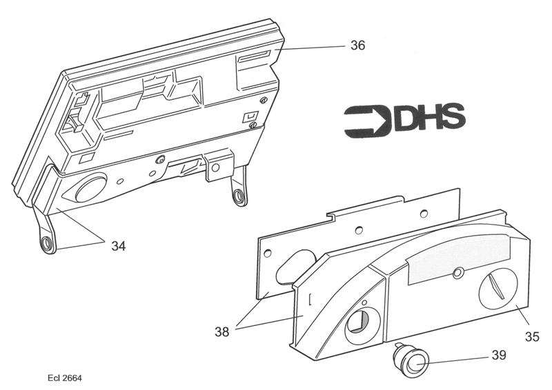 Exploded Diagram for CONTROLS ASSY