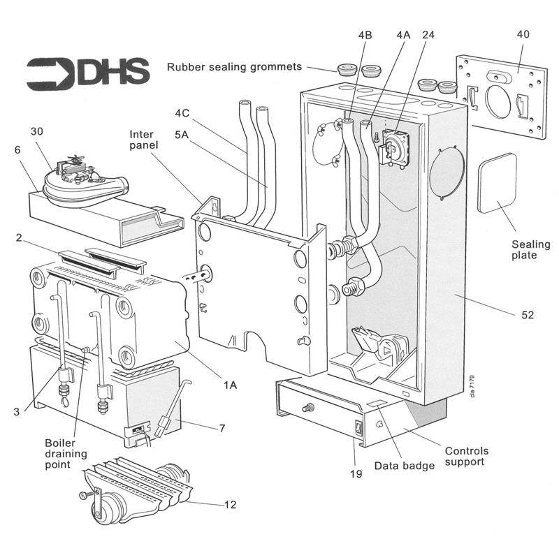 Exploded Diagram for BOILER