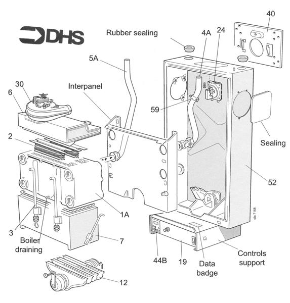 Exploded Diagram for BOILER