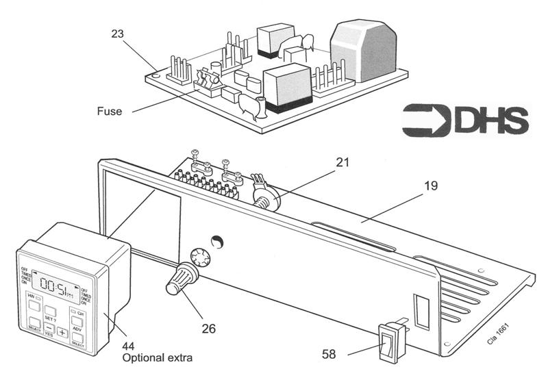 Exploded Diagram for BURNER ASSY