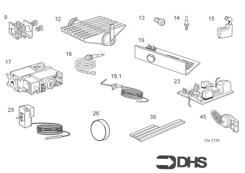 Exploded Diagram for SHORT PARTS LIST