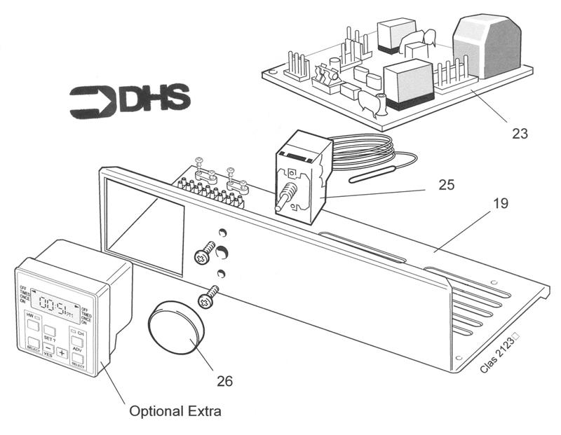 Exploded Diagram for CONTROL BOX ASSY