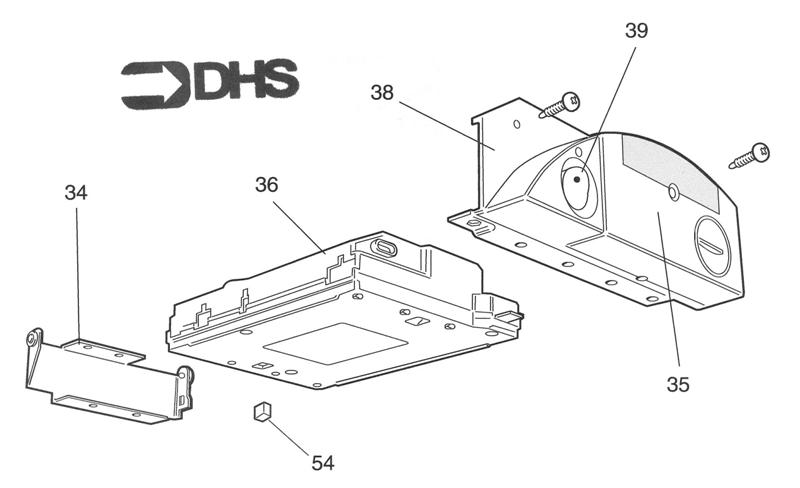 Exploded Diagram for CONTROLS ASSY