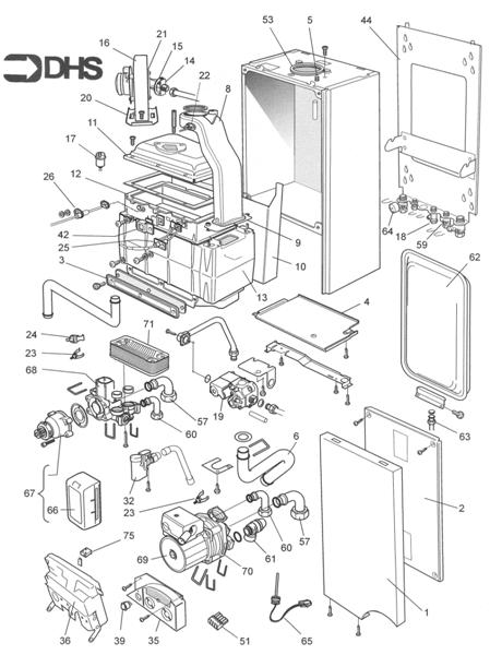 Exploded Diagram for BOILER