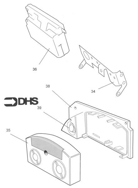 Exploded Diagram for CONTROLS ASSY