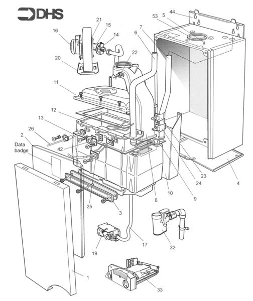 Exploded Diagram for BOILER