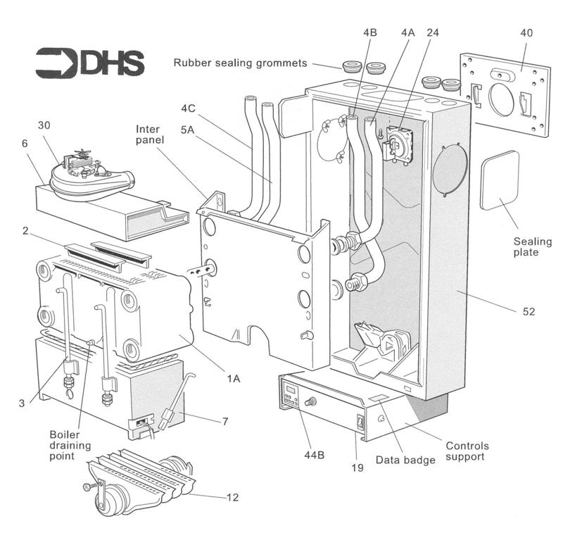 Exploded Diagram for BOILER