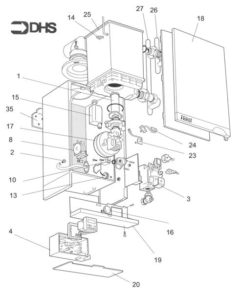 Exploded Diagram for BOILER