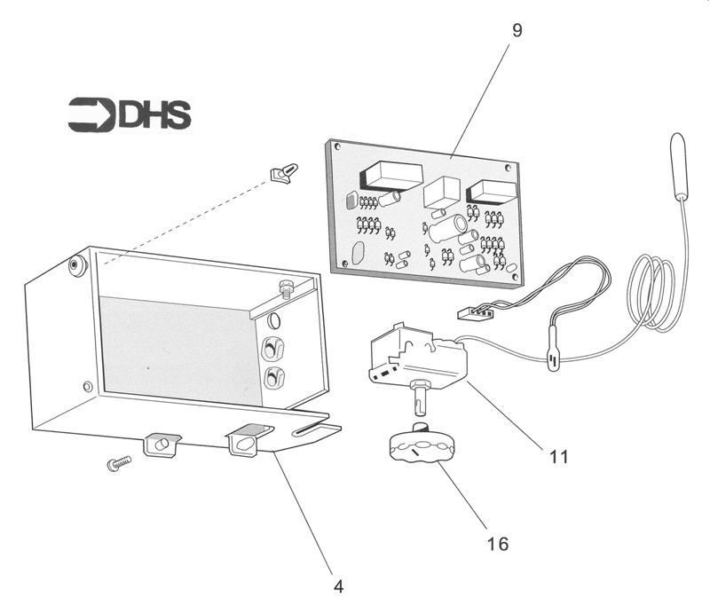 Exploded Diagram for CONTROL BOX ASSY