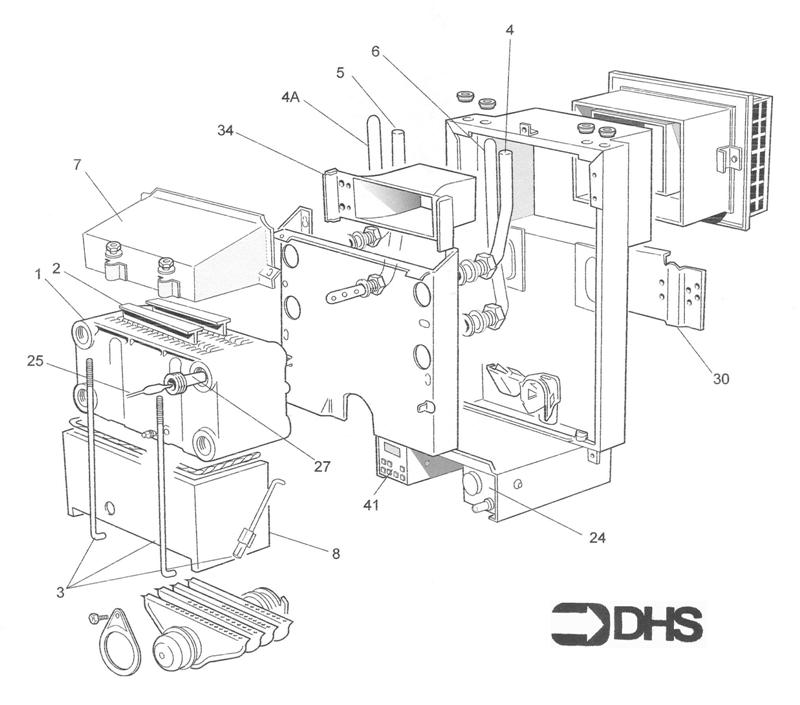 Exploded Diagram for BOILER ASSY