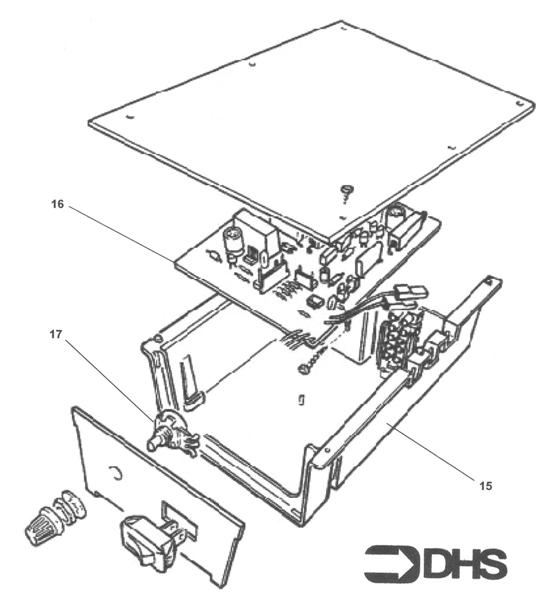 Exploded Diagram for CONTROL BOX ASSY