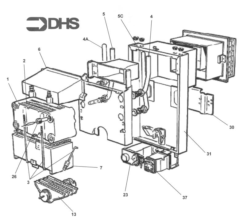 Exploded Diagram for BOILER ASSY